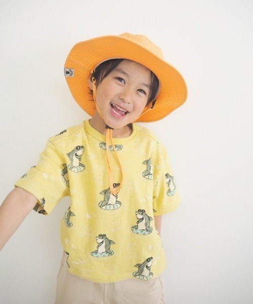 MAKE YOUR DAY（メイクユアデイ）の「バケットハット（ハット・キッズ・ベージュ/オレンジ/ライム/カーキ・50/52/54/56）」の21枚目の写真