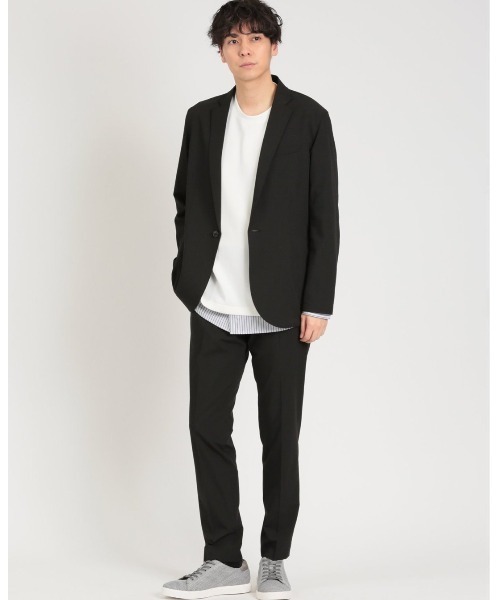 TAKA-Q(タカキュー)の「タカキュー WISH STYLE 1ボタンジャケット(セットアップ可能)(セットアップ・メンズ・ブラック/グレー系その他2・LARGE/MEDIUM/X-LARGE)」の11枚目の写真