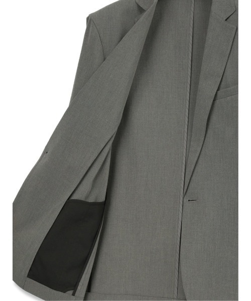 TAKA-Q(タカキュー)の「タカキュー WISH STYLE 1ボタンジャケット(セットアップ可能)(セットアップ・メンズ・ブラック/グレー系その他2・LARGE/MEDIUM/X-LARGE)」の6枚目の写真