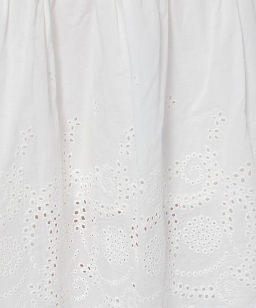 LEPSIM（レプシィム）の「エンブロイダリーレーススカート　187544（スカート・レディース・ブラック/オフホワイト・FREE）」の7枚目の写真