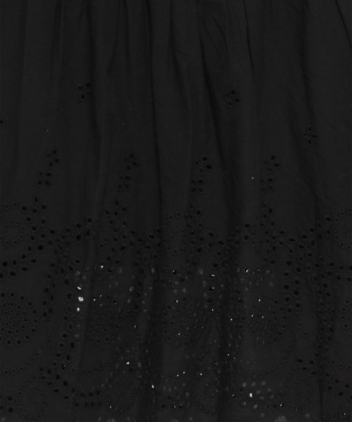 LEPSIM（レプシィム）の「エンブロイダリーレーススカート　187544（スカート・レディース・ブラック/オフホワイト・FREE）」の5枚目の写真