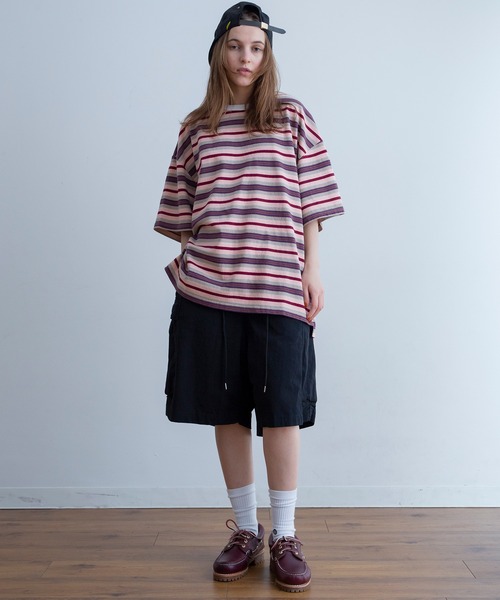 Universal Style Wear（ユニバーサルスタイルウェア）の「Universal Style Wear カーゴ ショーツ（カーゴパンツ・メンズ・ブラック/ブラウン系カモフラージュ/グリーン系カモフラージュ/ライトカーキ・X-LARGE/MEDIUM/LARGE）」の8枚目の写真