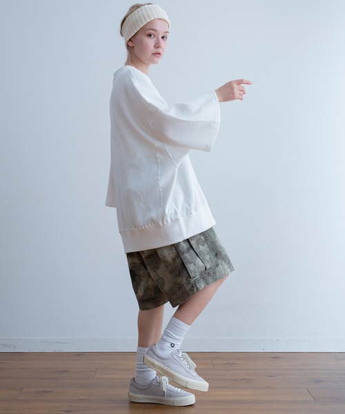 Universal Style Wear（ユニバーサルスタイルウェア）の「Universal Style Wear カーゴ ショーツ（カーゴパンツ・メンズ・ブラック/ブラウン系カモフラージュ/グリーン系カモフラージュ/ライトカーキ・X-LARGE/MEDIUM/LARGE）」の9枚目の写真