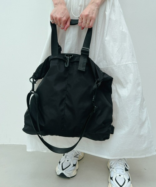 y/m by れぽすけ（イムバイレポスケ）の「ヘルメットBAG（ショルダーバッグ・メンズ・ブラック・FREE）」の18枚目の写真