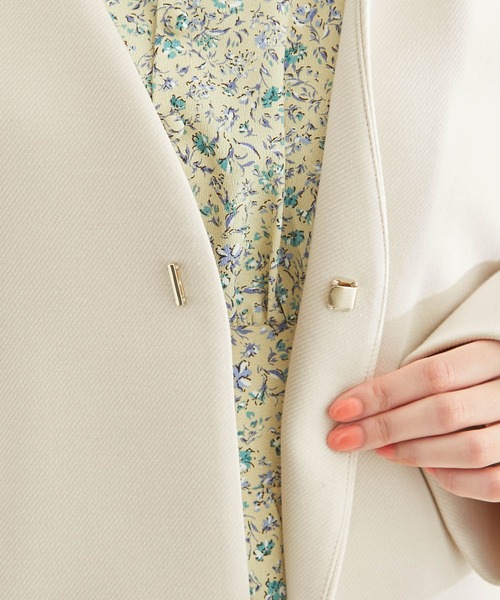 ROPE' PICNIC(ロペピクニック)の「ダンボールショートコート(その他アウター・レディース・ベージュ系その他/ネイビー・38)」の15枚目の写真