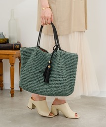 【KATHARINE ROSS】タッセル2wayペーパービッグトートバッグ WEB限定