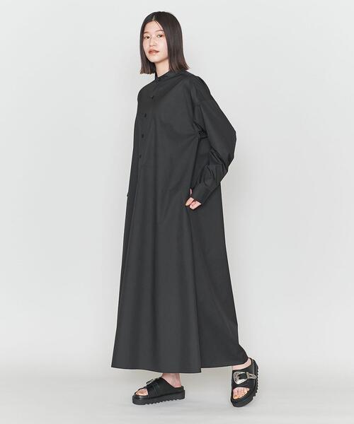 ASTRAET アストラット　ボリュームスリーブ　サイドフリル　ワンピース タグ付き】アストラット ボリュームスリーブサイドフリル