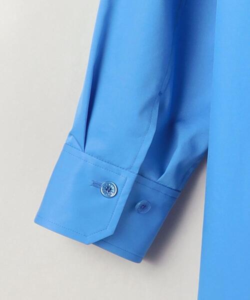 ASTRAET（アストラット）の「＜ASTRAET＞C/P フレア スタンドカラー シャツワンピース（シャツワンピース・レディース・ターコイズブルー/ブラック・0/1）」の16枚目の写真