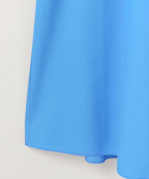 ASTRAET（アストラット）の「＜ASTRAET＞C/P フレア スタンドカラー シャツワンピース（シャツワンピース・レディース・ターコイズブルー/ブラック・0/1）」の9枚目の写真