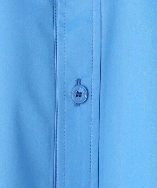 ASTRAET（アストラット）の「＜ASTRAET＞C/P フレア スタンドカラー シャツワンピース（シャツワンピース・レディース・ターコイズブルー/ブラック・0/1）」の20枚目の写真