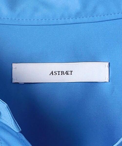 ASTRAET（アストラット）の「＜ASTRAET＞C/P フレア スタンドカラー シャツワンピース（シャツワンピース・レディース・ターコイズブルー/ブラック・0/1）」の14枚目の写真