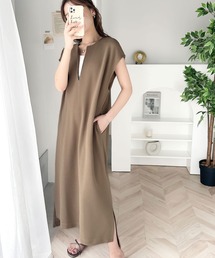classicalelf（クラシカルエルフ）の「1枚でこなれレディ。キーネックロングジャンパースカート（ワンピース・レディース）」