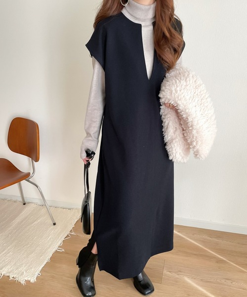 最終価格　カランコエ　ワンピース ○#ZW COLLECTION サテンワンピース○ オイル | 3068/100/409