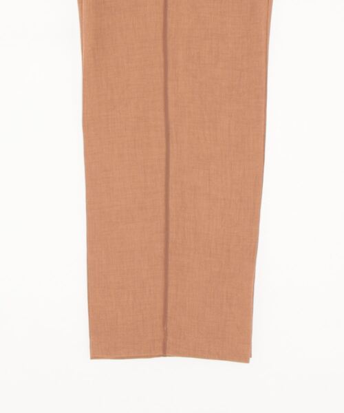 DIARIUM（ディアリウム）の「【日本製】パイピングイージーパンツ(セットアップ可能)（その他パンツ・レディース・キャメル/ブルー・M）」の4枚目の写真