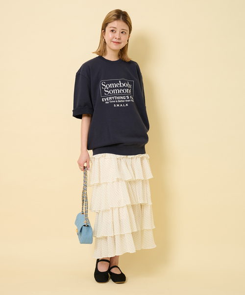U by SPICK&SPAN（ユーバイスピックアンドスパン）の「ORIGINAL サテンバレエシューズ（バレエシューズ・レディース・ブラック/サックスブルー・36/37/38）」の8枚目の写真