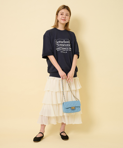 U by SPICK&SPAN（ユーバイスピックアンドスパン）の「ORIGINAL サテンバレエシューズ（バレエシューズ・レディース・ブラック/サックスブルー・36/37/38）」の9枚目の写真