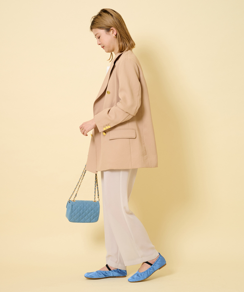 U by SPICK&SPAN（ユーバイスピックアンドスパン）の「ORIGINAL サテンバレエシューズ（バレエシューズ・レディース・ブラック/サックスブルー・36/37/38）」の21枚目の写真