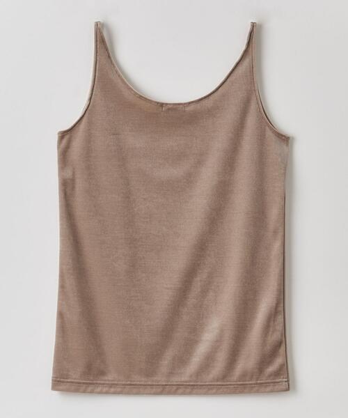 Steven Alan（スティーブンアラン）の「＜Steven Alan＞VELOUR CAMISOLE TANK TOP/キャミソール（Tシャツ/カットソー・レディース・ベージュ/ライム/ライラック・FREE）」の12枚目の写真