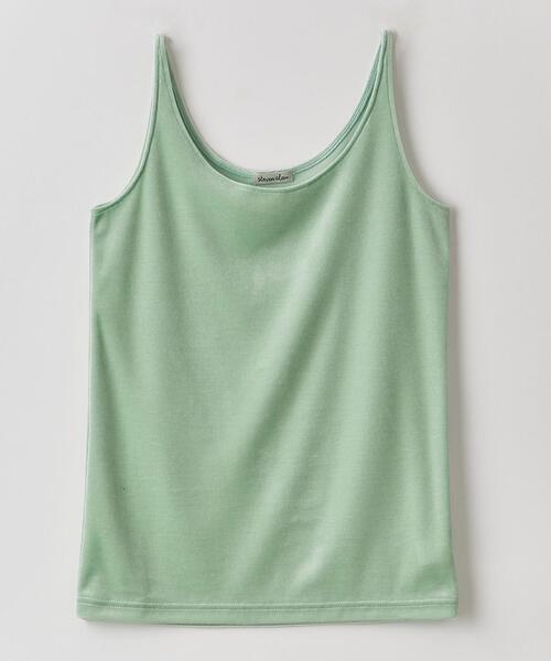 Steven Alan（スティーブンアラン）の「＜Steven Alan＞VELOUR CAMISOLE TANK TOP/キャミソール（Tシャツ/カットソー・レディース・ベージュ/ライム/ライラック・FREE）」の17枚目の写真