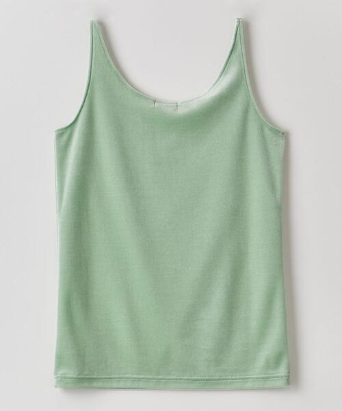 Steven Alan（スティーブンアラン）の「＜Steven Alan＞VELOUR CAMISOLE TANK TOP/キャミソール（Tシャツ/カットソー・レディース・ベージュ/ライム/ライラック・FREE）」の18枚目の写真