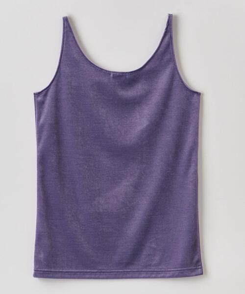 Steven Alan（スティーブンアラン）の「＜Steven Alan＞VELOUR CAMISOLE TANK TOP/キャミソール（Tシャツ/カットソー・レディース・ベージュ/ライム/ライラック・FREE）」の22枚目の写真