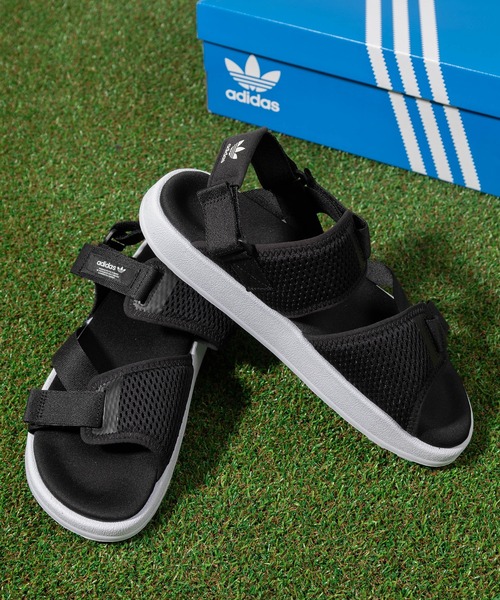adidas(アディダス)の「【adidas/アディダス】アディレッタ アドベンチャー サンダル/ ADILETTE ADVENTURE SANDALS/ アディダスオリジナルス(サンダル・メンズ・ブラック/ホワイト・25.5cm/26.5cm/27.5cm)」の2枚目の写真