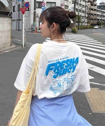 〇ジャンクフード 発泡プリントTシャツ