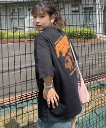 〇ジャンクフード 発泡プリントTシャツ