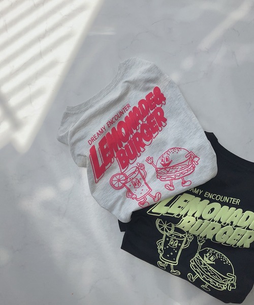 AS KNOW AS plus（アズノゥアズプラス）の「〇ジャンクフード 発泡プリントTシャツ（Tシャツ/カットソー・レディース・オフホワイト/ライトイエロー/オートミール/ブルー/ホワイト系2/ブラック系2/ブルー系2/アイボリー系2/ホワイト系3/ライトピンク/アイボリー系3/ブラック系3/ブルー系4/アイボリー系4/ブラック系4/ホワイト系4/ブラック系5/ブルー系6/アイボリー系6/ブラック系6/ホワイト系6/アイボリー系7/ブラック系7/パープル系7/アイボリー系8/ホワイト系8/ブルー系8/ブラック系8・FREE）」の16枚目の写真