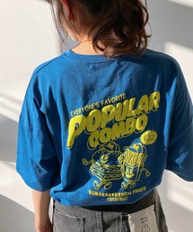 〇ジャンクフード 発泡プリントTシャツ