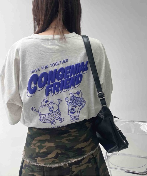 AS KNOW AS plus(アズノゥアズプラス)の「〇ジャンクフード 発泡プリントTシャツ(Tシャツ/カットソー・レディース・オフホワイト/ライトイエロー/オートミール/ブルー/ホワイト系2/ブラック系2/ブルー系2/アイボリー系2/ホワイト系3/ライトピンク/アイボリー系3/ブラック系3/ブルー系4/アイボリー系4/ブラック系4/ホワイト系4/ブラック系5/ブルー系6/アイボリー系6/ブラック系6/ホワイト系6/アイボリー系7/ブラック系7/パープル系7/アイボリー系8/ホワイト系8/ブルー系8/ブラック系8/ブラック系9/アイボリー系9/パープル系9/ホワイト系9/ブルー系その他/ブラック系その他/ホワイト系その他/ベージュ系その他・FREE)」の19枚目の写真