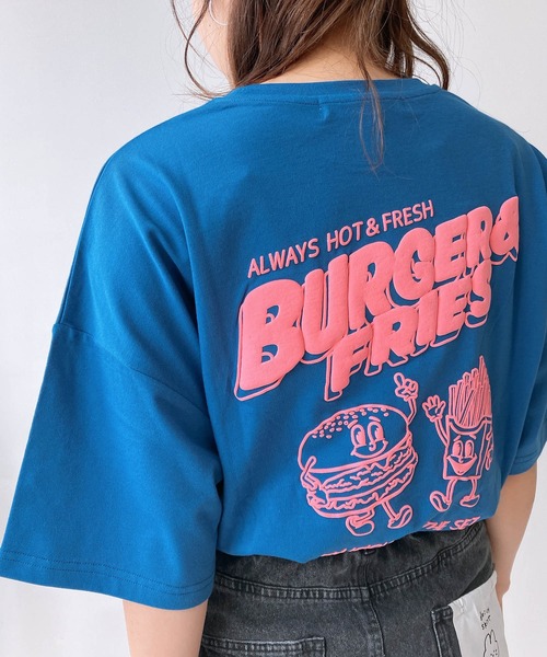 AS KNOW AS plus（アズノゥアズプラス）の「〇ジャンクフード 発泡プリントTシャツ（Tシャツ/カットソー・レディース・オフホワイト/ライトイエロー/オートミール/ブルー/ホワイト系2/ブラック系2/ブルー系2/アイボリー系2/ホワイト系3/ライトピンク/アイボリー系3/ブラック系3/ブルー系4/アイボリー系4/ブラック系4/ホワイト系4/ブラック系5/ブルー系6/アイボリー系6/ブラック系6/ホワイト系6/アイボリー系7/ブラック系7/パープル系7/アイボリー系8/ホワイト系8/ブルー系8/ブラック系8・FREE）」の21枚目の写真