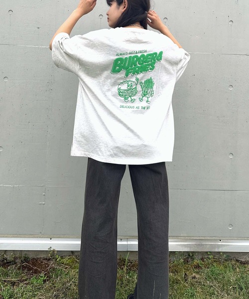 セール】〇ジャンクフード 発泡プリントTシャツ（Tシャツ