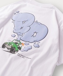 BEN DAVIS（ベンデイビス）の「【BENDAVIS／ベンデイビス】SMOKING JEEP TEE バブルロゴTシャツ/ワンポイント/バックプリント/ビッグシルエット（Tシャツ/カットソー）」