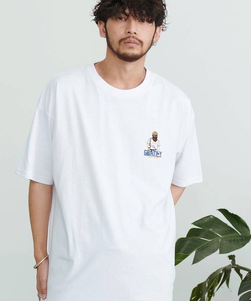 SILVER BULLET(シルバーバレット)の「『CavariA/キャバリア』ヒゲサガラ刺繍半袖Tシャツ(Tシャツ/カットソー・メンズ・ブルー/ホワイト/ブラック・M/L)」の2枚目の写真