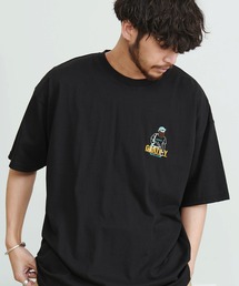 『CavariA/キャバリア』ヒゲサガラ刺繍半袖Tシャツ