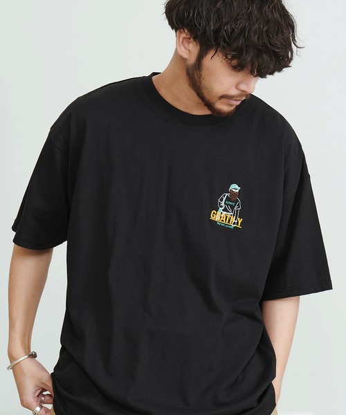 SILVER BULLET(シルバーバレット)の「『CavariA/キャバリア』ヒゲサガラ刺繍半袖Tシャツ(Tシャツ/カットソー・メンズ・ブルー/ホワイト/ブラック・M/L)」の3枚目の写真