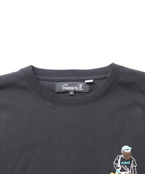 SILVER BULLET(シルバーバレット)の「『CavariA/キャバリア』ヒゲサガラ刺繍半袖Tシャツ(Tシャツ/カットソー・メンズ・ブルー/ホワイト/ブラック・M/L)」の11枚目の写真