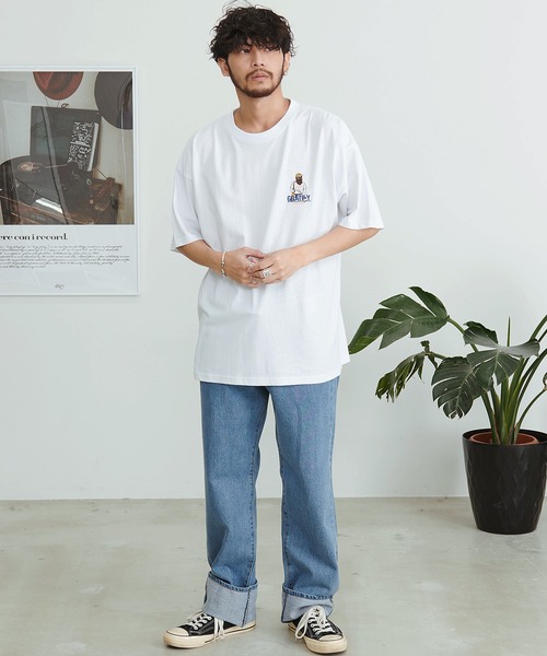 SILVER BULLET(シルバーバレット)の「『CavariA/キャバリア』ヒゲサガラ刺繍半袖Tシャツ(Tシャツ/カットソー・メンズ・ブルー/ホワイト/ブラック・M/L)」の9枚目の写真