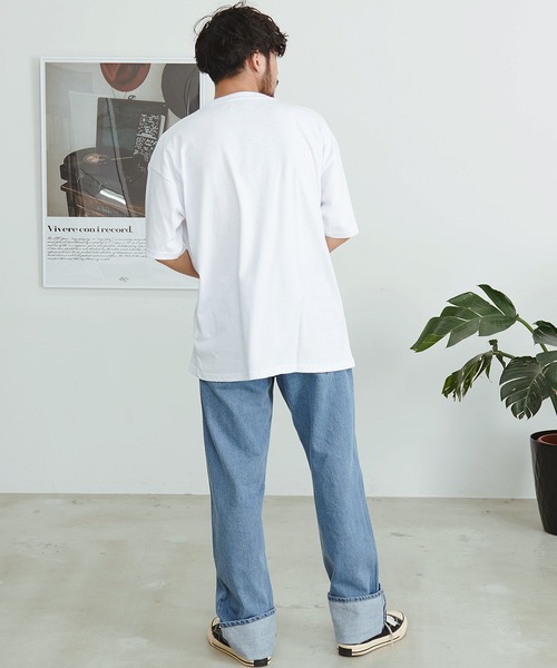 SILVER BULLET(シルバーバレット)の「『CavariA/キャバリア』ヒゲサガラ刺繍半袖Tシャツ(Tシャツ/カットソー・メンズ・ブルー/ホワイト/ブラック・M/L)」の4枚目の写真