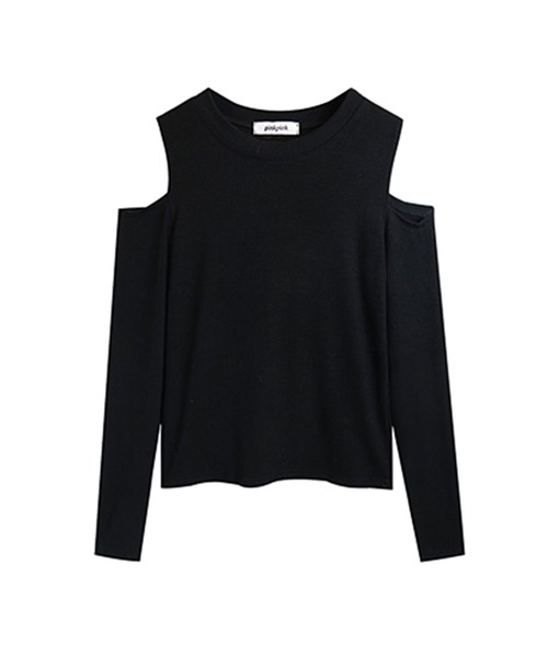 ANOTHER S(アナザーエス)の「オフショルダーカットソー(Tシャツ/カットソー・レディース・ホワイト/ブラック/グレー/ピンク・FREE)」の16枚目の写真