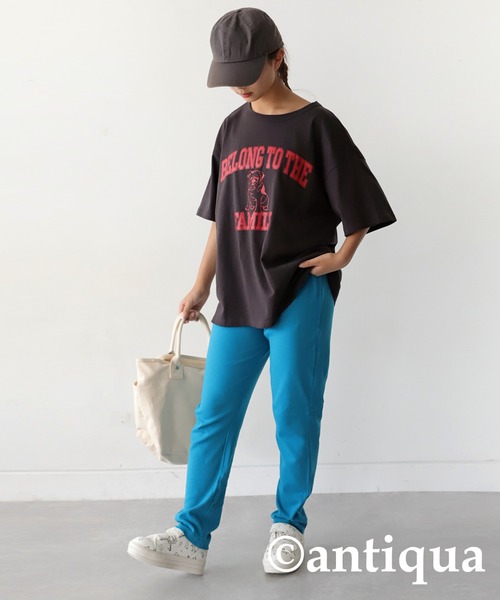 antiqua（アンティカ）の「綿100%ストライプ柄半袖ルームウエア（ルームウェア/パジャマ・キッズ・ブルー/ブラック・140/150/160/130/110/120）」の22枚目の写真