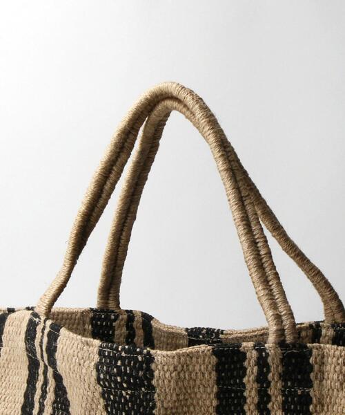 MAISON BENGAL（マイソンベンガル）の「【別注】＜Maison Bengal＞ジュート ビッグ トートバッグ（トートバッグ・レディース・ライム/ブラック・FREE）」の19枚目の写真