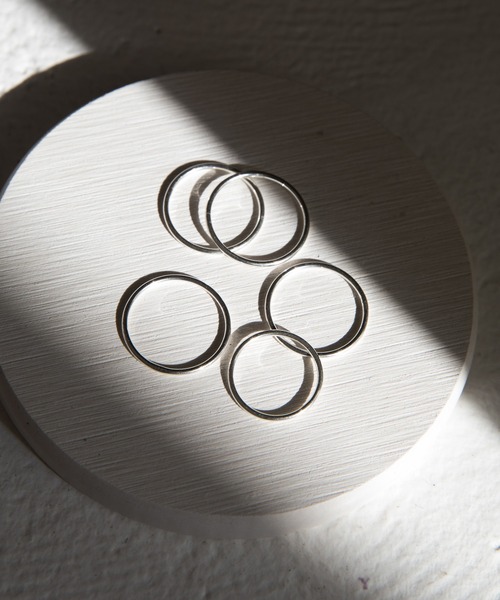 LAVEANGE（ラビアンジェ）の「silver925/ 5SET スキニーリング（リング・レディース・シルバー・L/M/S）」の2枚目の写真