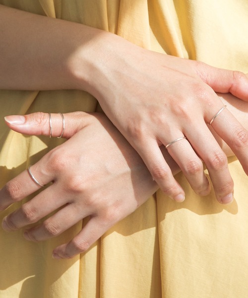 LAVEANGE（ラビアンジェ）の「silver925/ 5SET スキニーリング（リング・レディース・シルバー・L/M/S）」の5枚目の写真