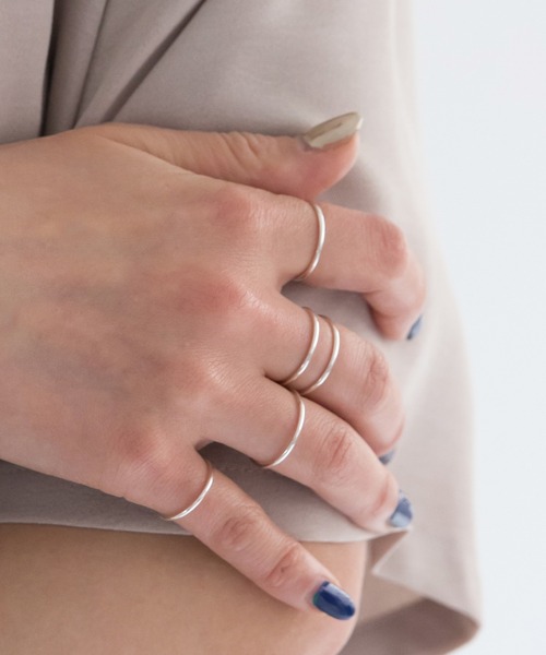 LAVEANGE（ラビアンジェ）の「silver925/ 5SET スキニーリング（リング・レディース・シルバー・L/M/S）」の4枚目の写真