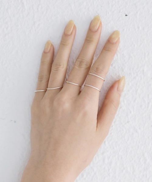 LAVEANGE（ラビアンジェ）の「silver925/ 5SET スキニーリング（リング・レディース・シルバー・L/M/S）」の7枚目の写真