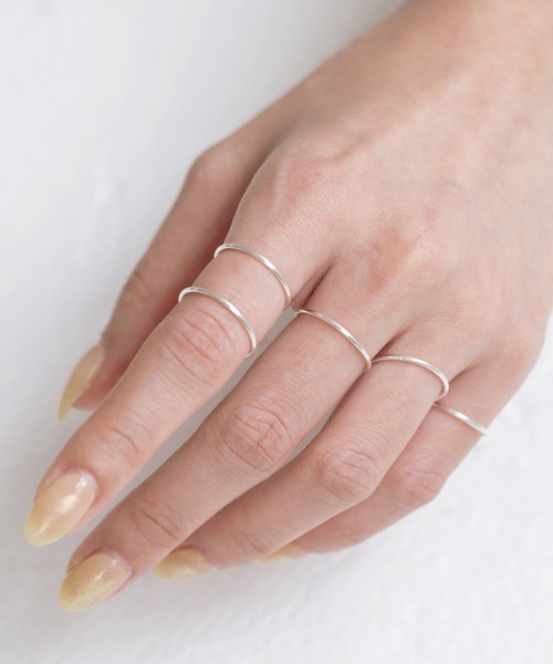 LAVEANGE（ラビアンジェ）の「silver925/ 5SET スキニーリング（リング・レディース・シルバー・L/M/S）」の6枚目の写真