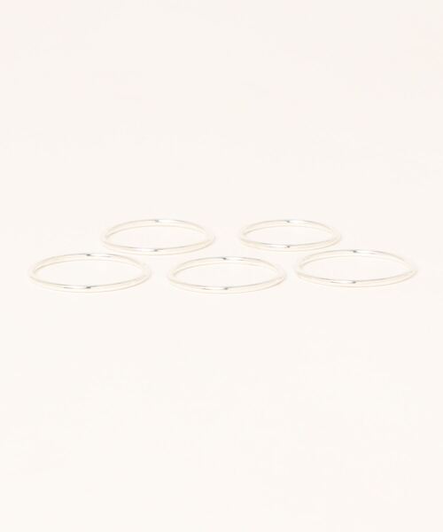 LAVEANGE（ラビアンジェ）の「silver925/ 5SET スキニーリング（リング・レディース・シルバー・L/M/S）」の8枚目の写真