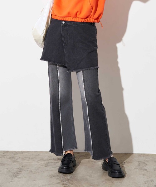 BAYFLOW（ベイフロー）の「セパレートデニム（デニムパンツ・レディース・ブラック/ブルー・SMALL/MEDIUM/LARGE/X-SMALL）」の20枚目の写真